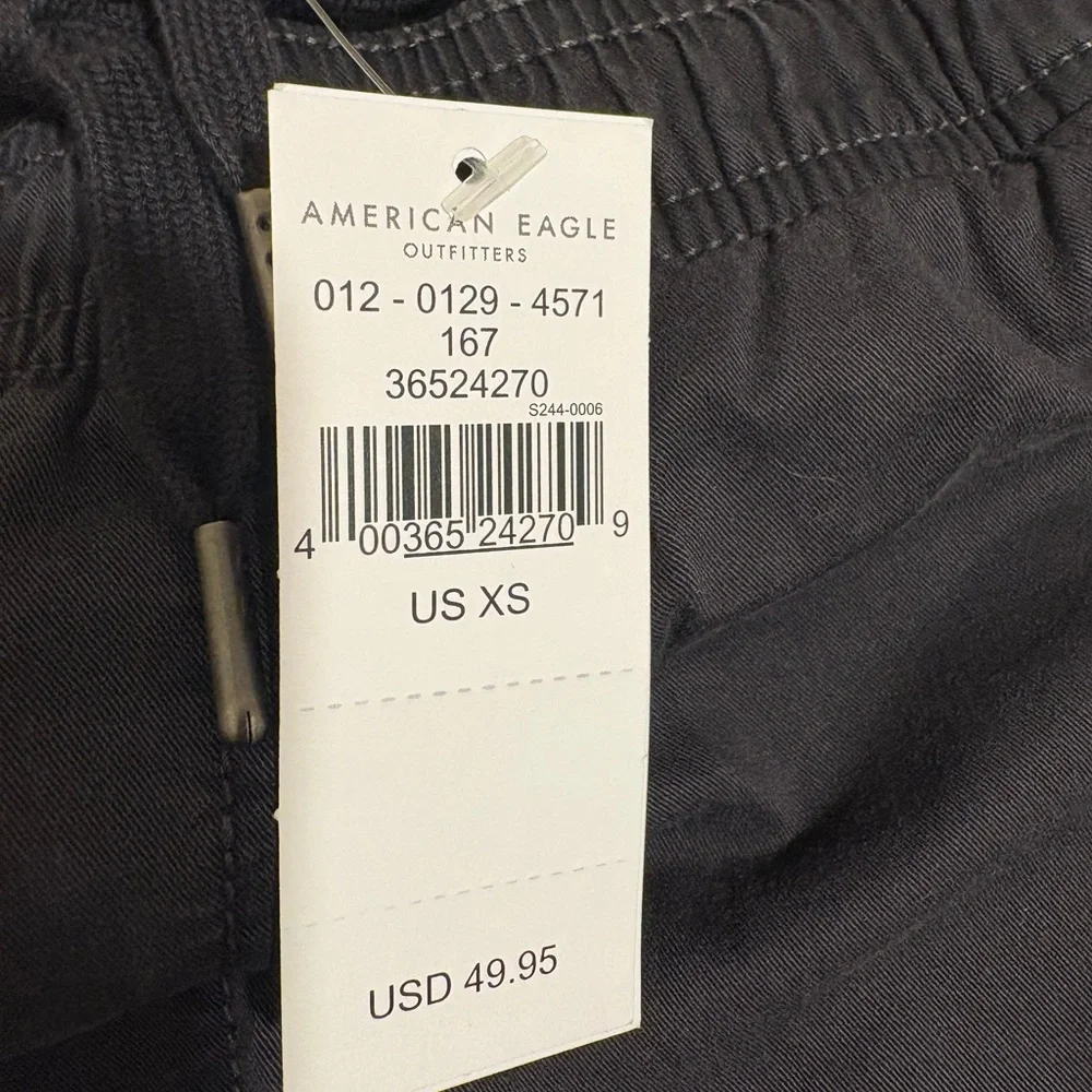 American Eagle Men's Black TREKKER JOGGER FLEX pants size xs - Picture 5 of 10